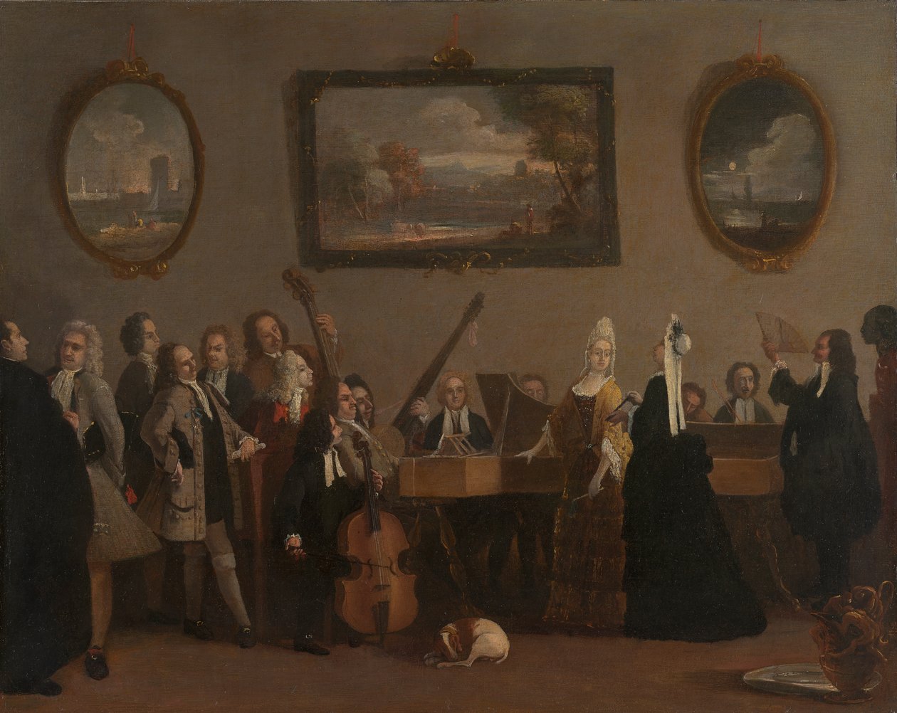 Egy opera próbája alkotó: Marco Ricci