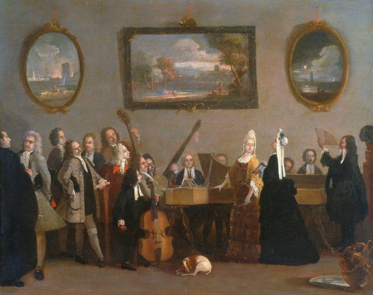 Egy opera próbája alkotó: Marco Ricci