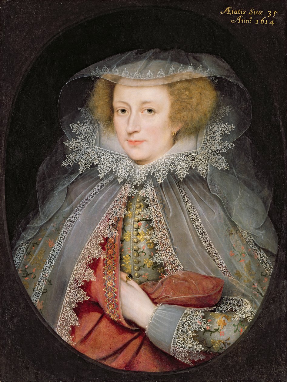 Catherine Killigrew, Lady Jermyn, 1614 alkotó: Marcus Gheeraerts
