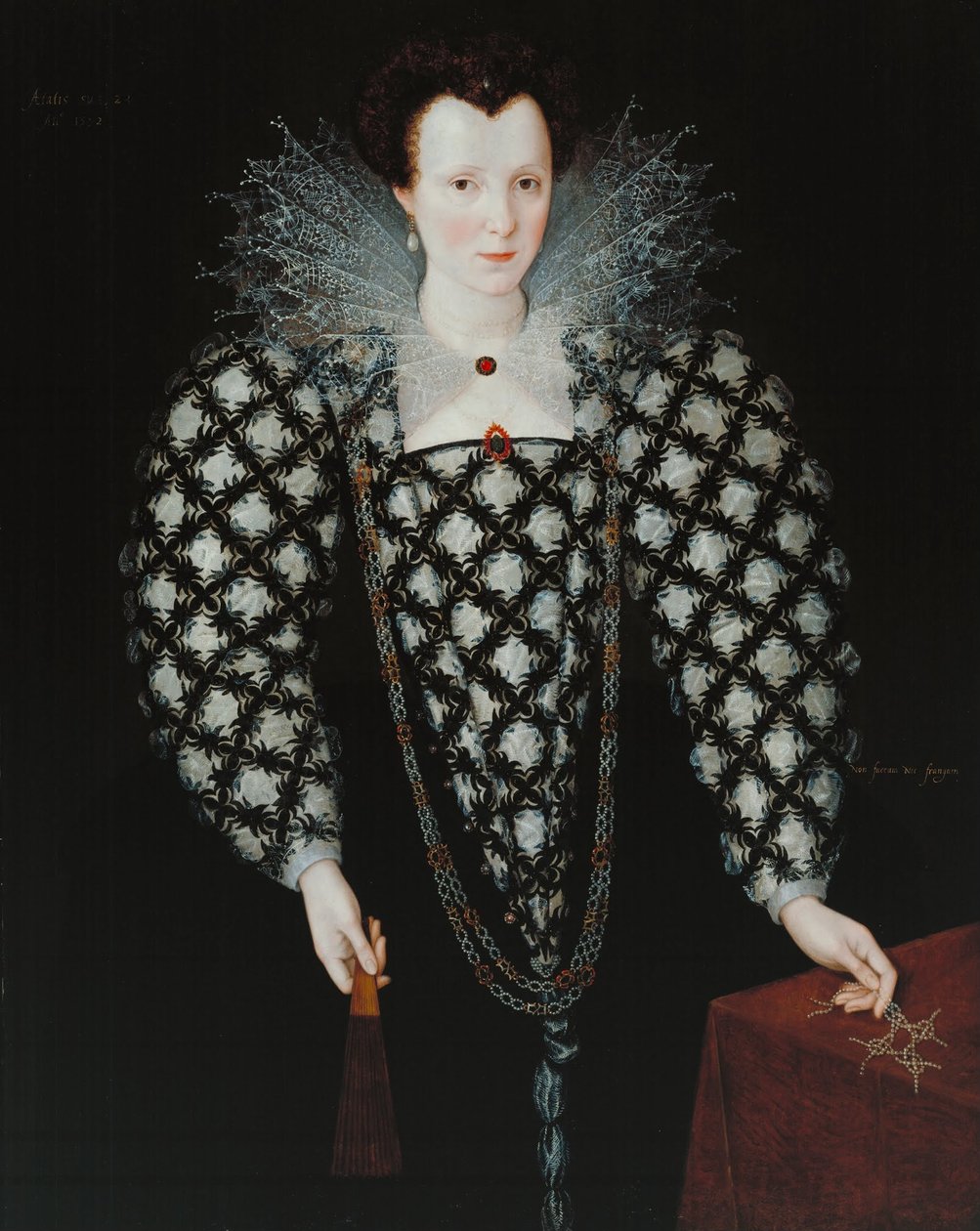 Mary Rogers, Lady Harington portréja alkotó: Marcus Garret Gheeraerts the Younger