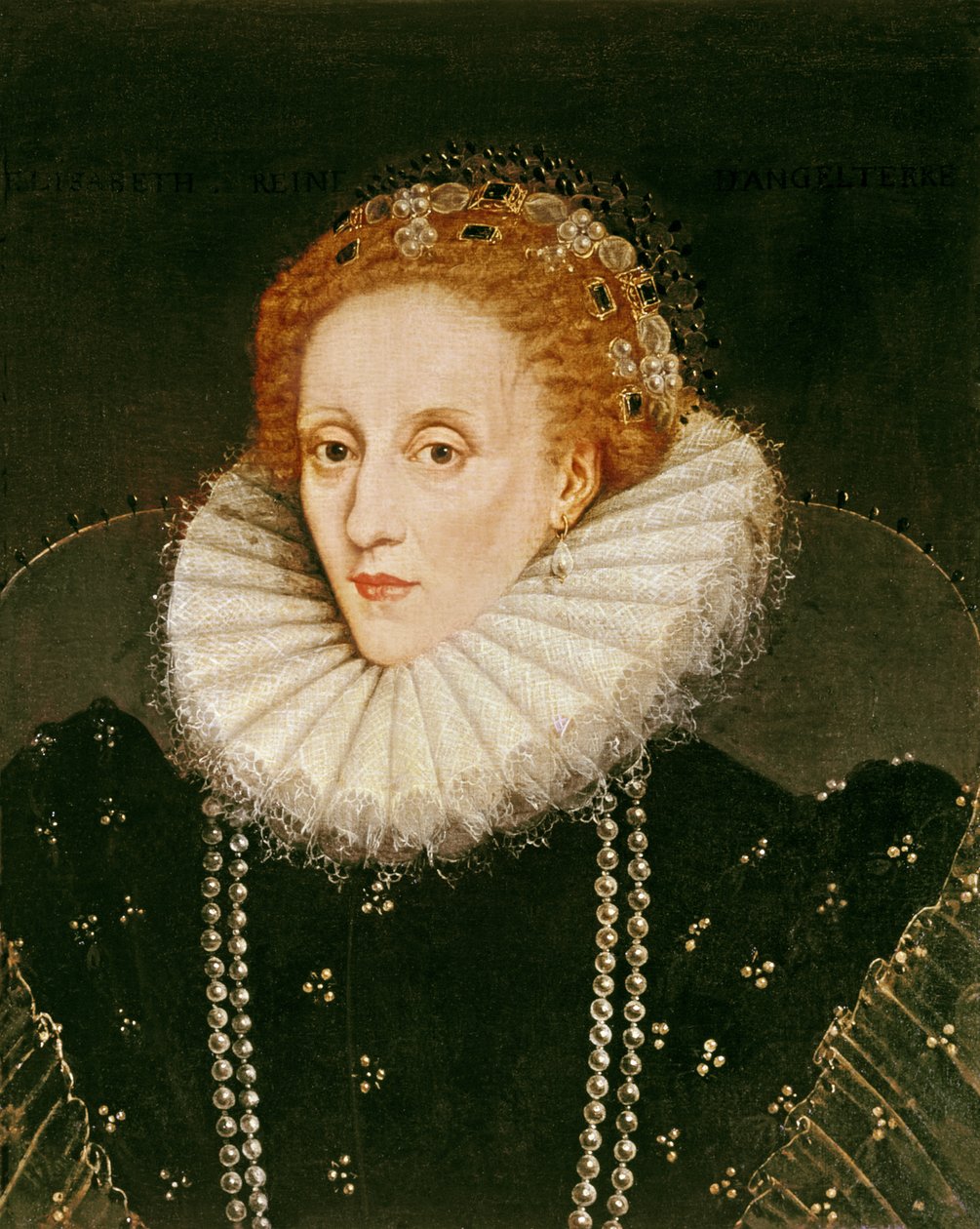 I. Erzsébet királynő (1533-1603) portréja alkotó: Marcus Garret Gheeraerts the Younger