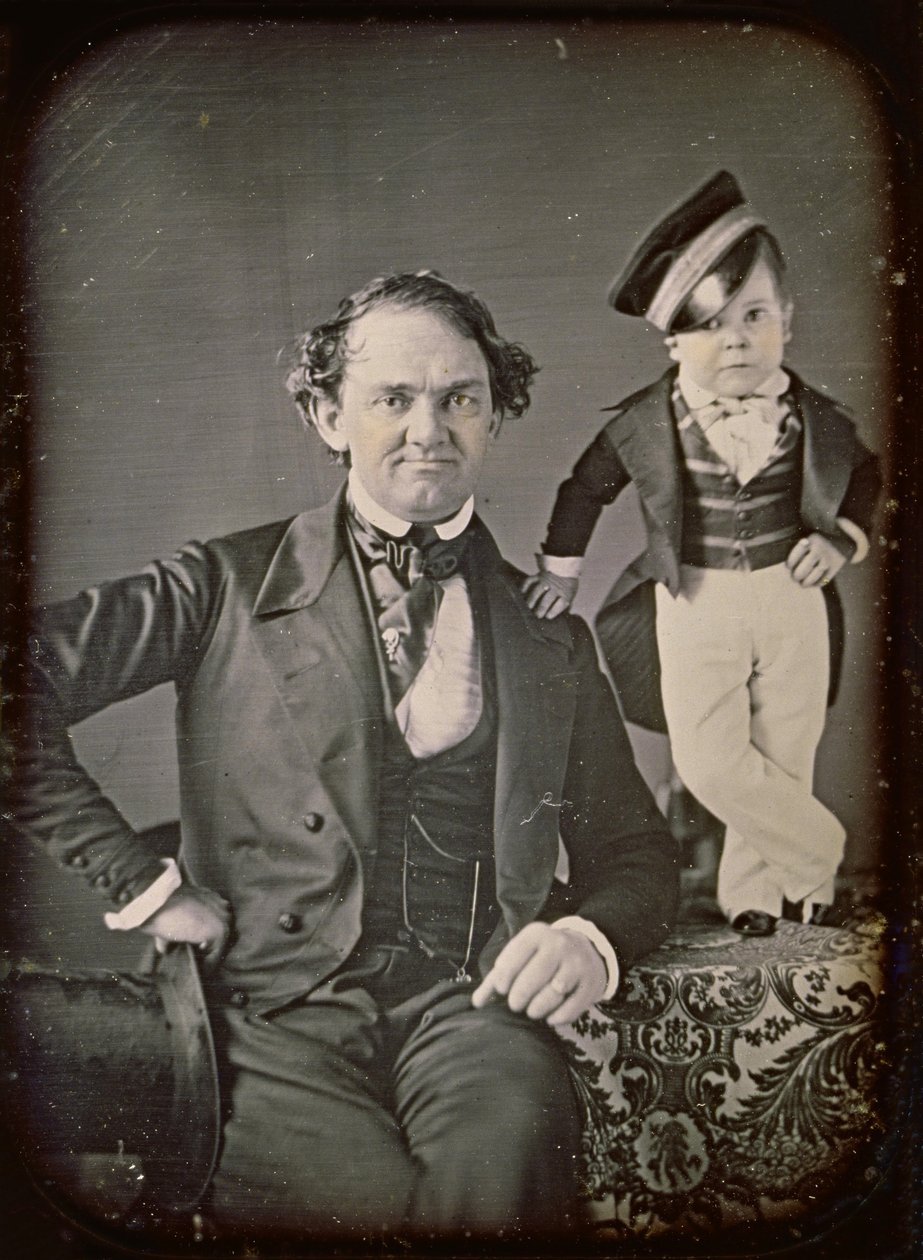 P.T. Barnum és Tom Thumb tábornok alkotó: Marcus Aurelius Root