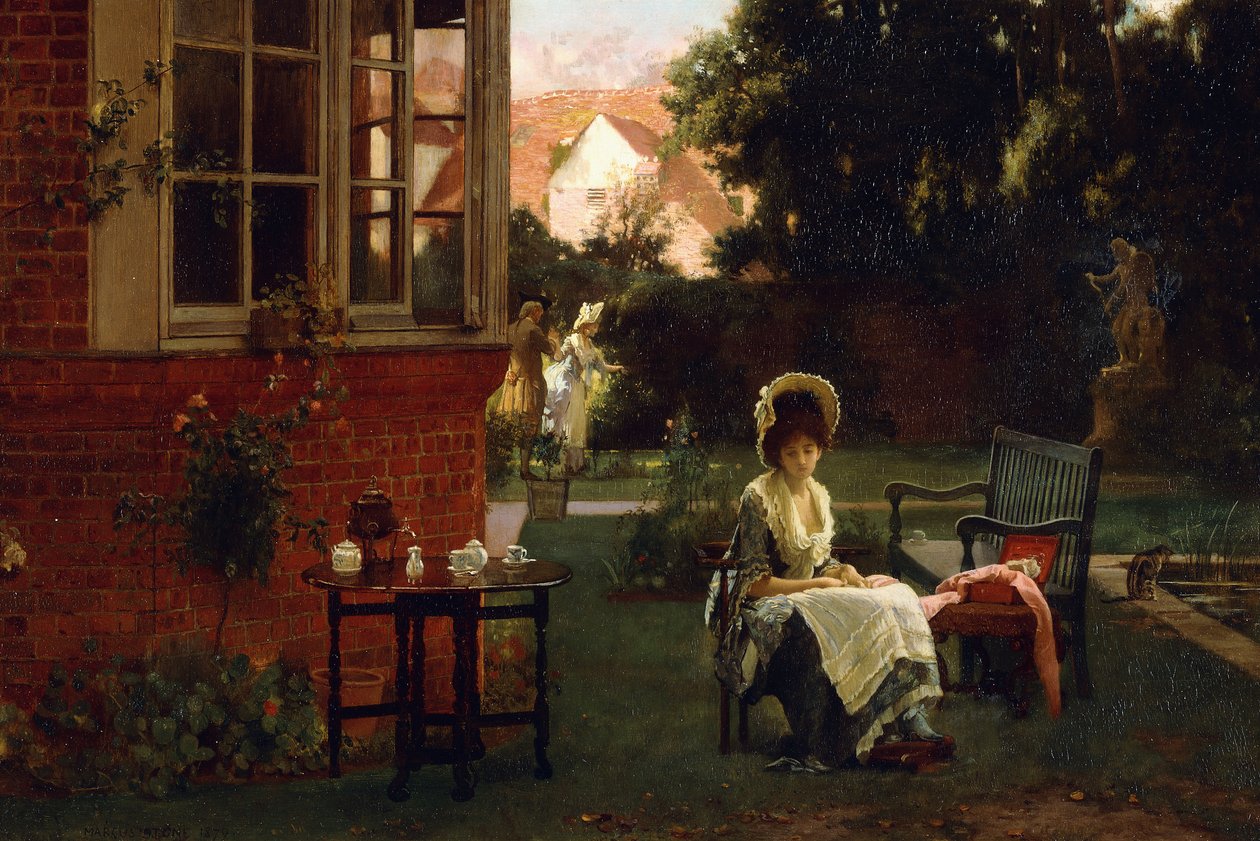 Az árnyékban, 1879 alkotó: Marcus Stone