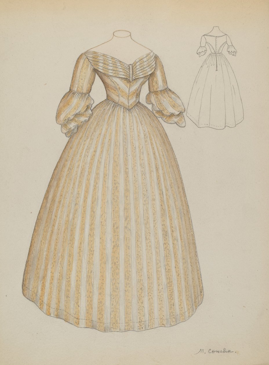 Esküvői ruha, c. 1936. alkotó: Margaret Concha