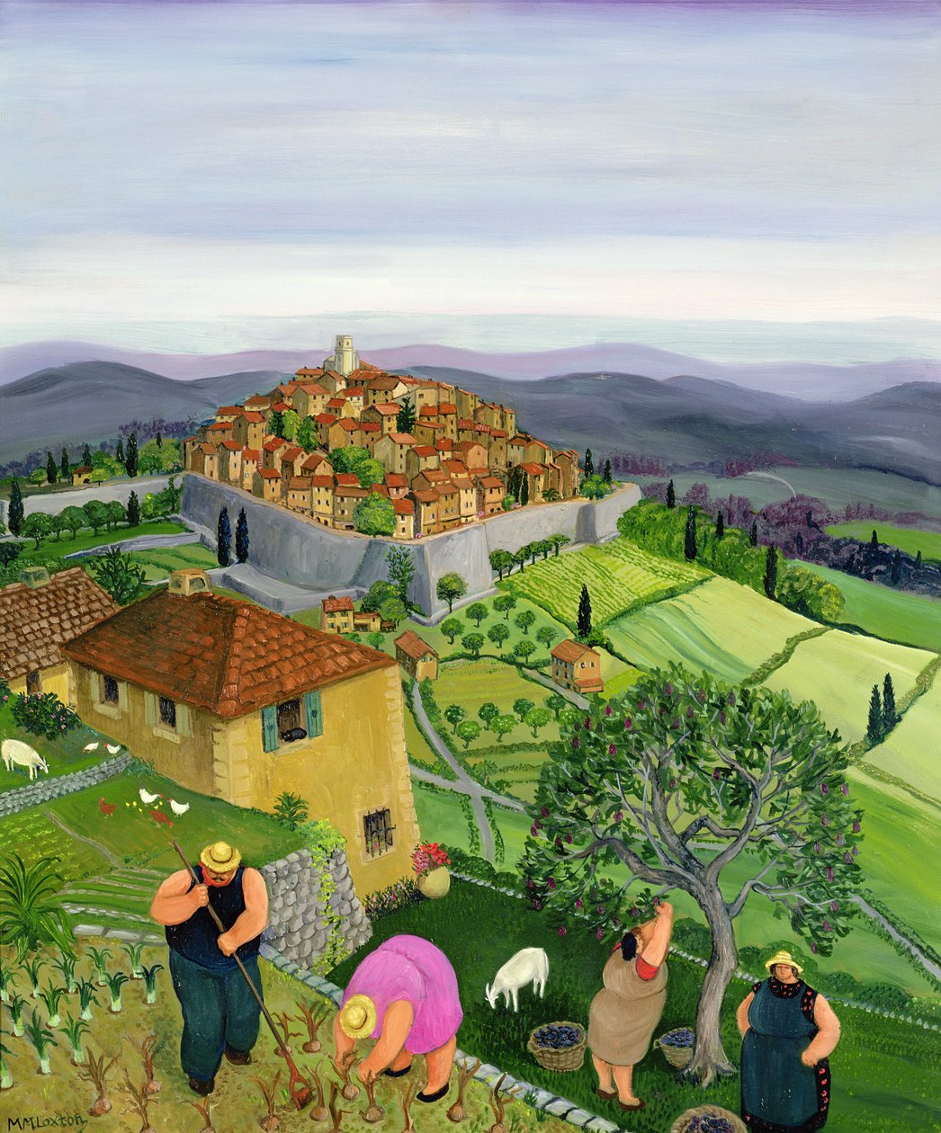 Szent Pál de Vence alkotó: Margaret Loxton