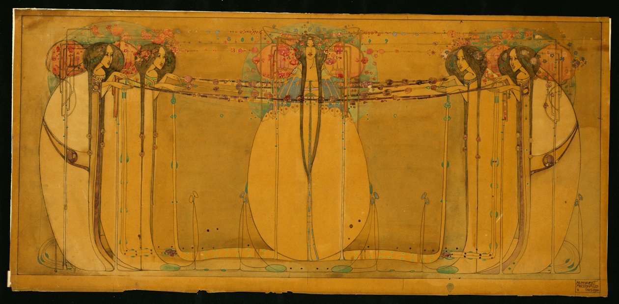 A májusi királynő alkotó: Margaret MacDonald Mackintosh