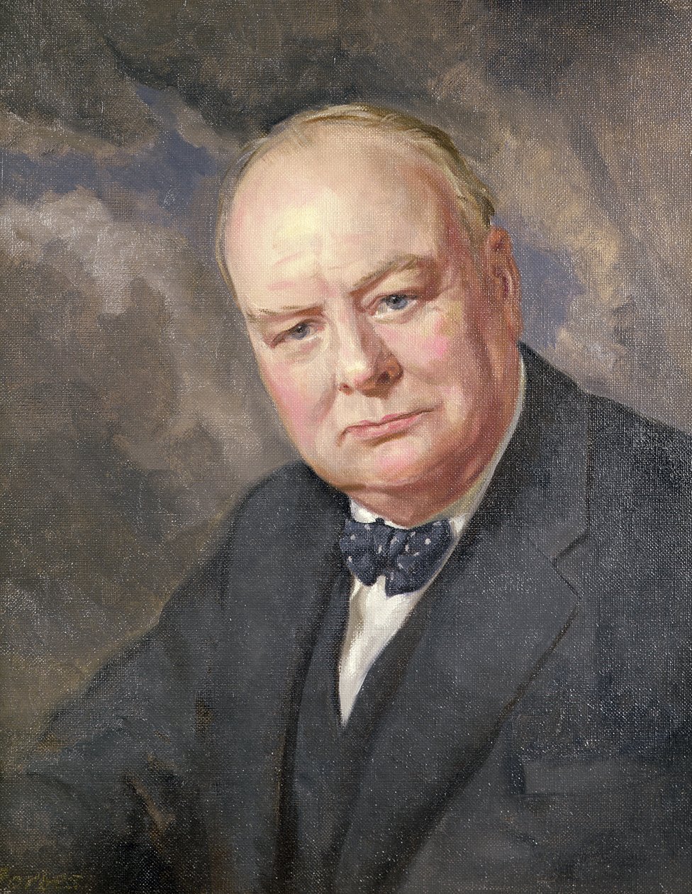 Winston Churchill portréja alkotó: Margery Forbes