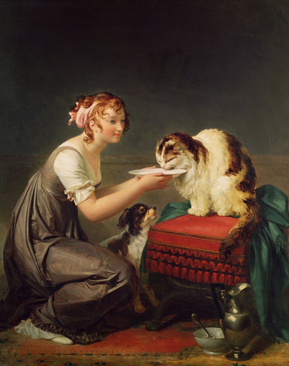 A macska ebédje alkotó: Marguerite Gerard