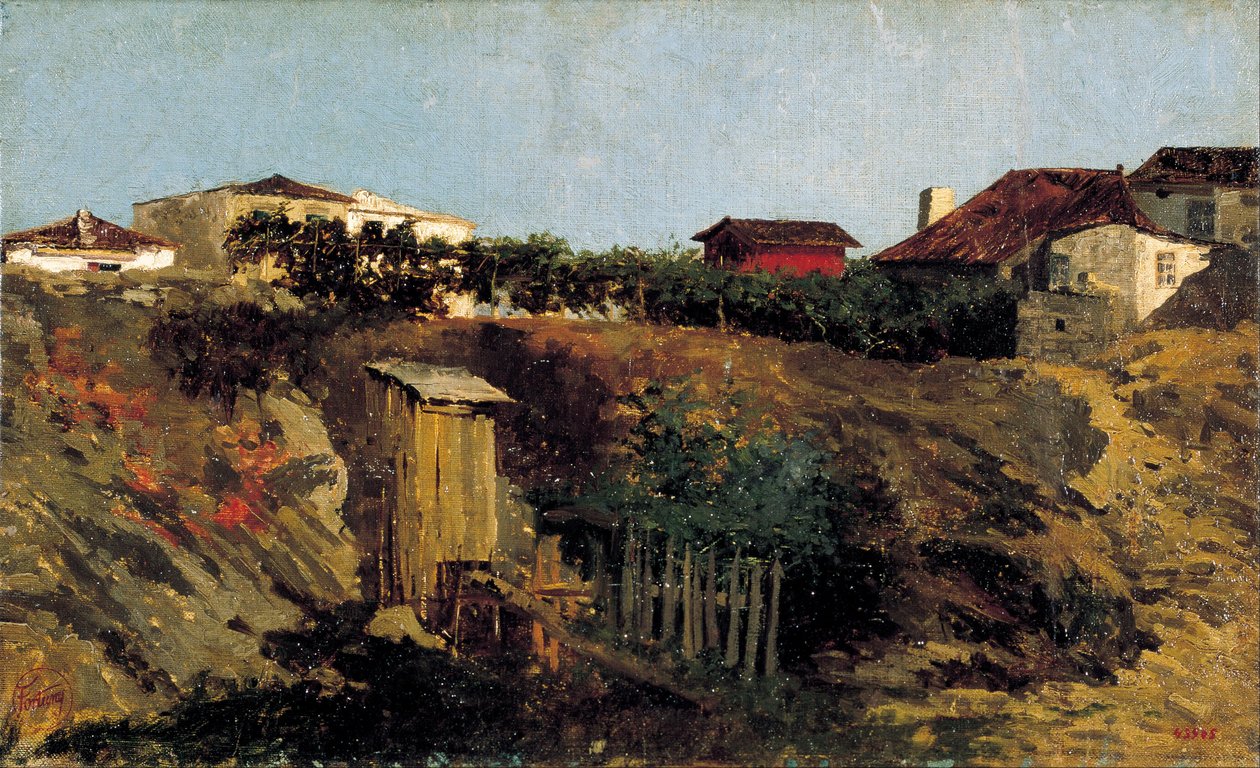Portici táj alkotó: Marià Fortuny
