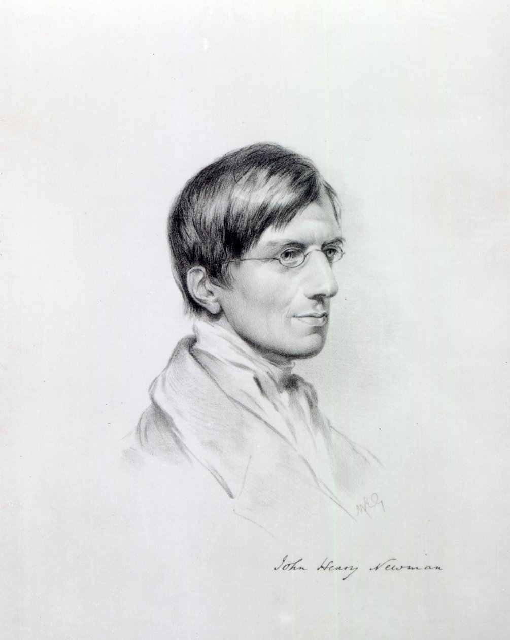 The Very Rev. J.H Newman, vésette John Alfred Vinter, 1850 alkotó: Maria Giberne