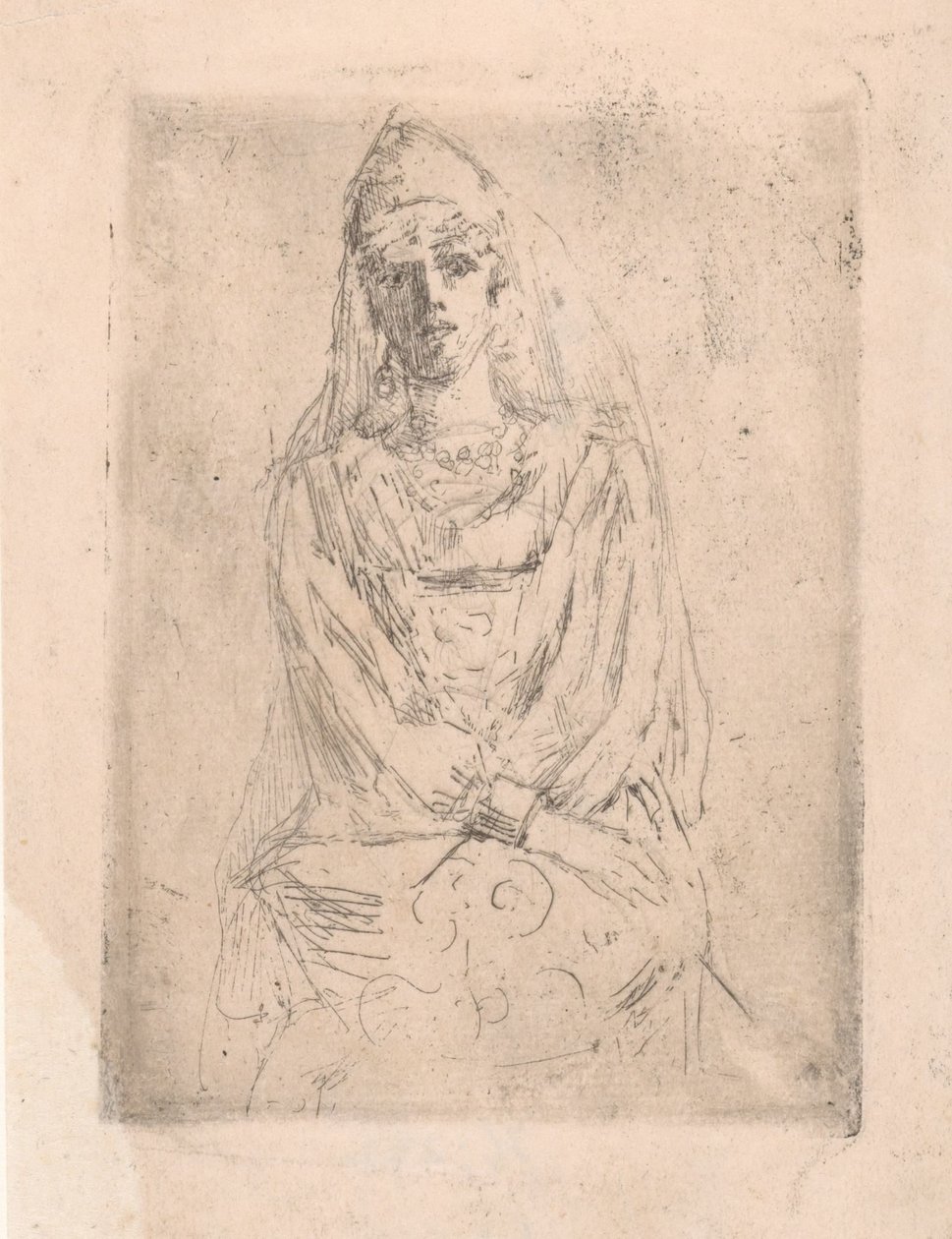 ülő nő alkotó: Maria Hubrecht