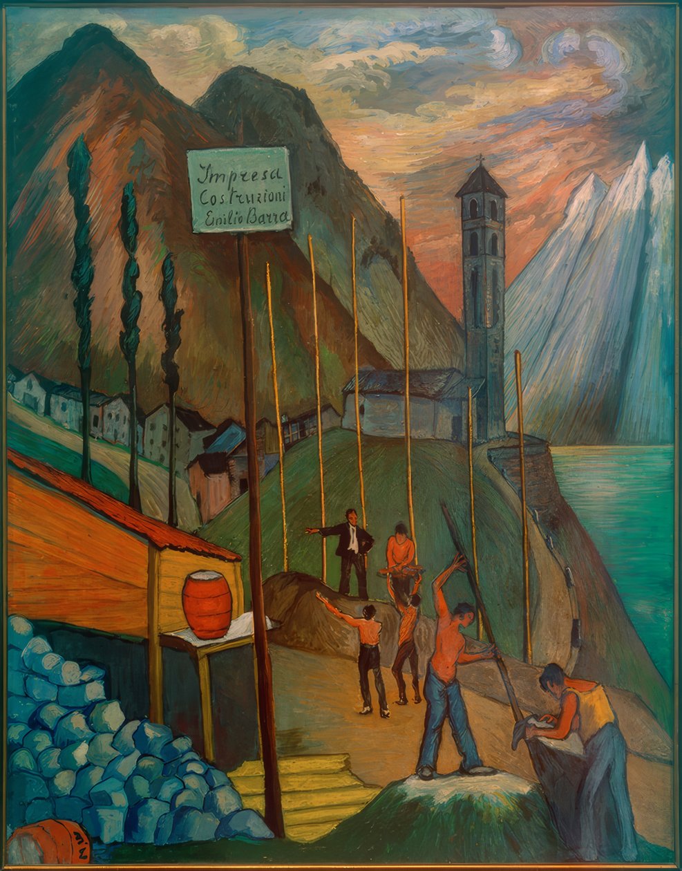 Az új épület alkotó: Marianne von Werefkin