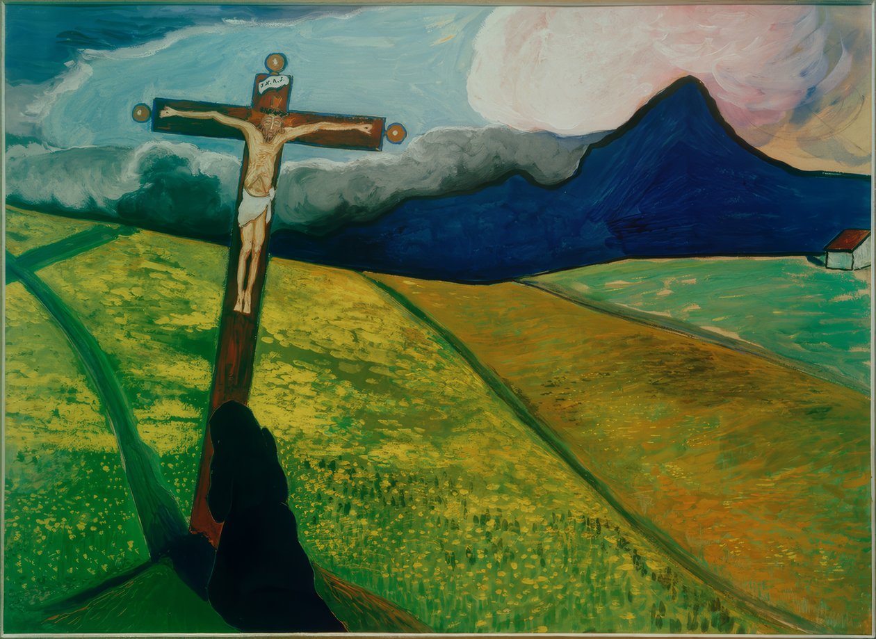 Kereszt a tájban alkotó: Marianne von Werefkin
