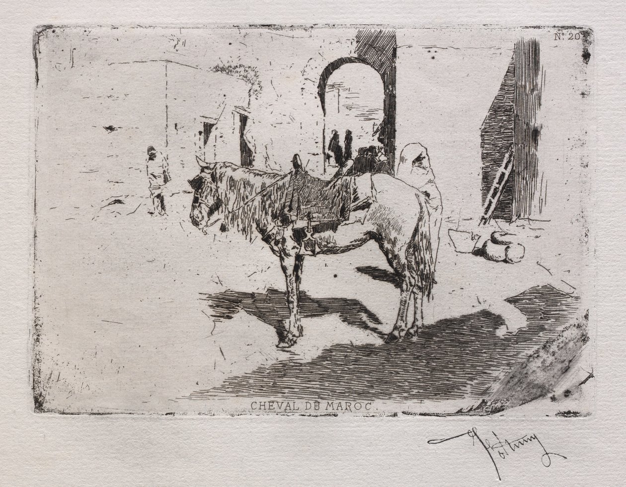 marokkói ló alkotó: Mariano Fortuny y Marsal