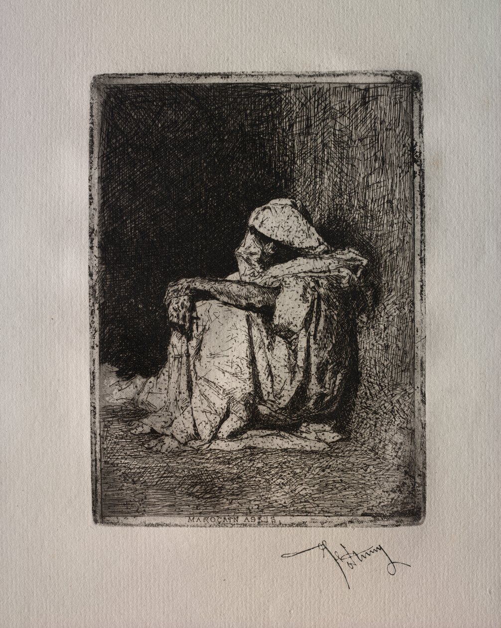 Ülő arab alkotó: Mariano Fortuny y Marsal