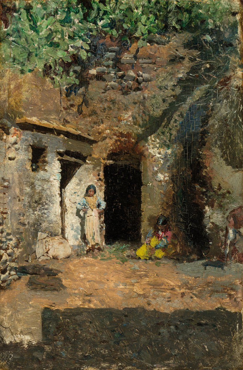 Cigánybarlangok, Granada alkotó: Marià Fortuny