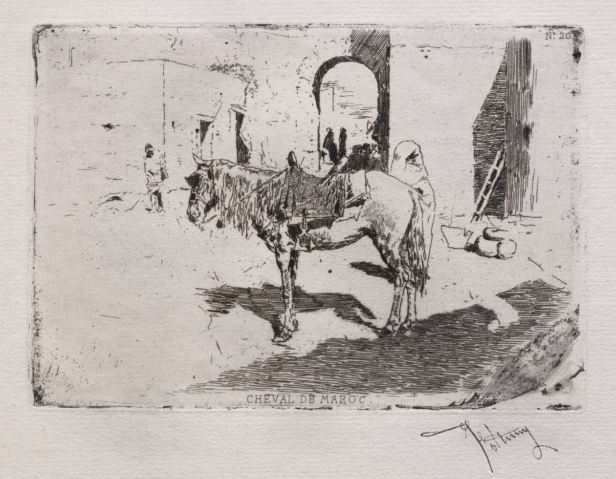 Marokkó lova. alkotó: Mariano Fortuny y Carbó