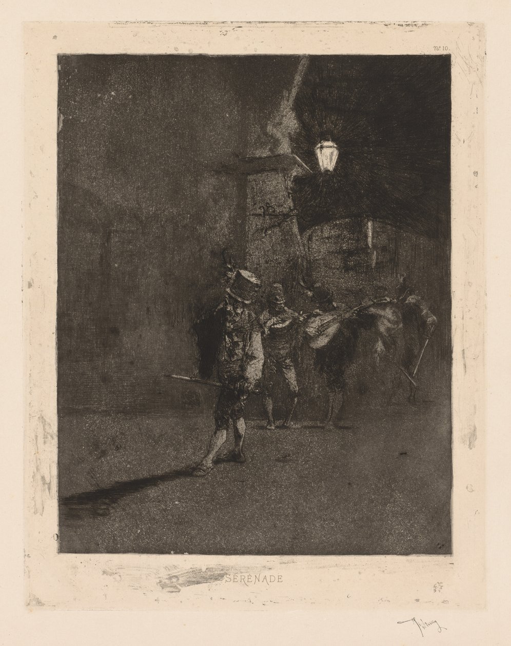 Szerenád. alkotó: Mariano José María Bernardo Fortuny y Carbó