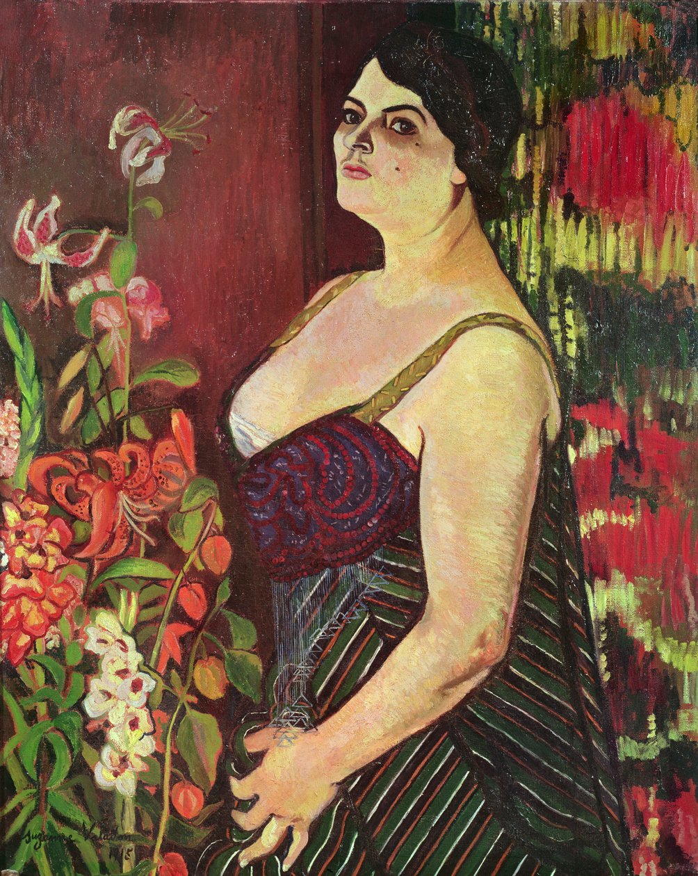 Madame Coquiot portréja, 1918 alkotó: Marie Clementine (Suzanne) Valadon