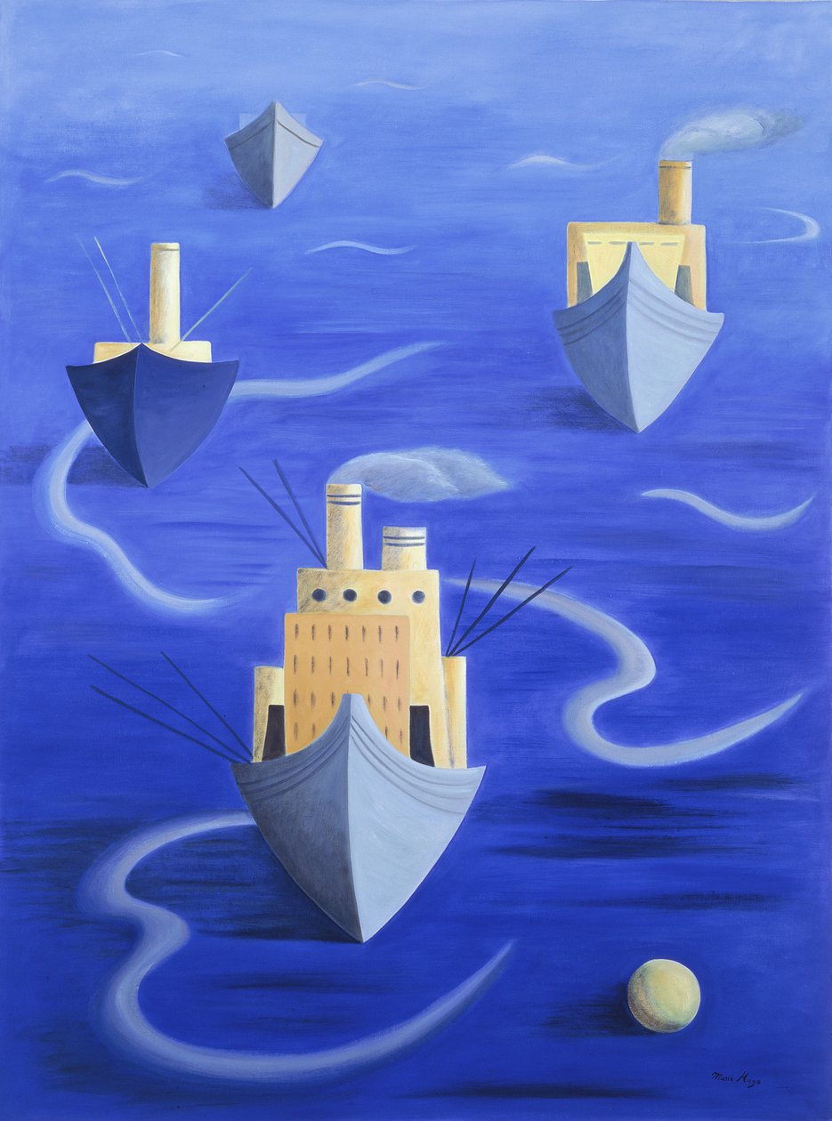 Hajók a kikötőben, 1994 alkotó: Marie Hugo