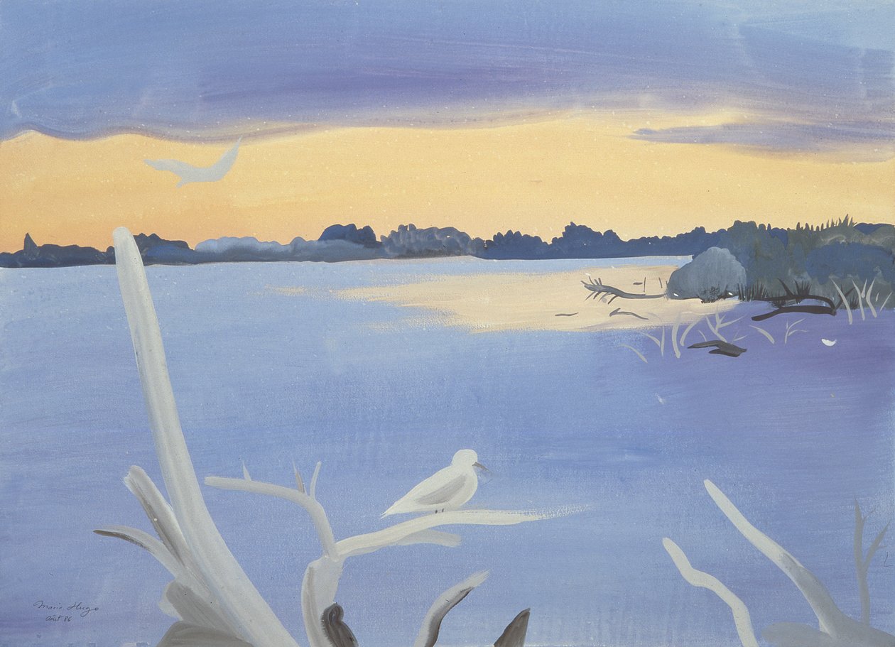 Le Rhone au Gabian, 1987 alkotó: Marie Hugo
