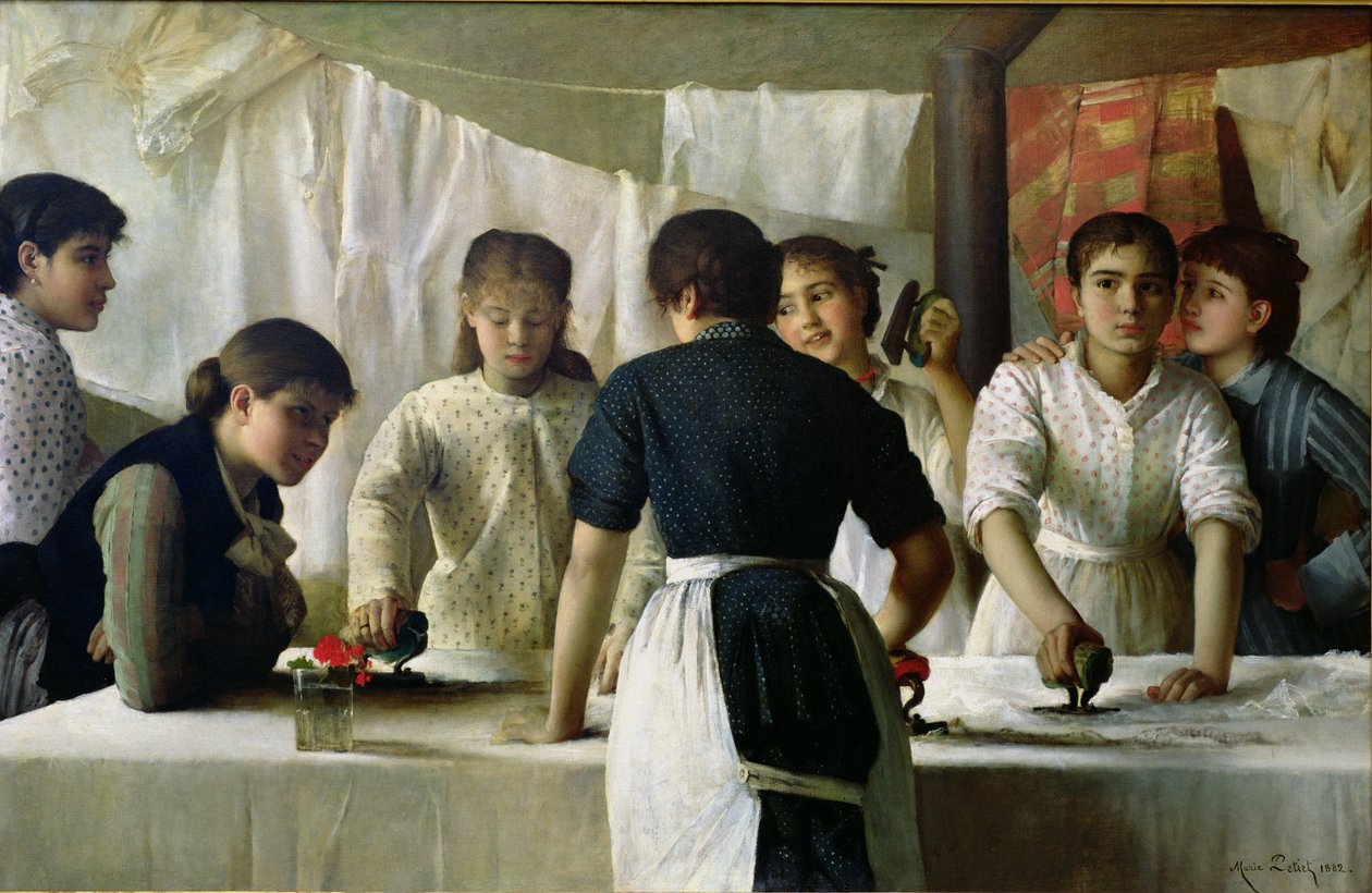 Mosók, 1882 alkotó: Marie Petiet