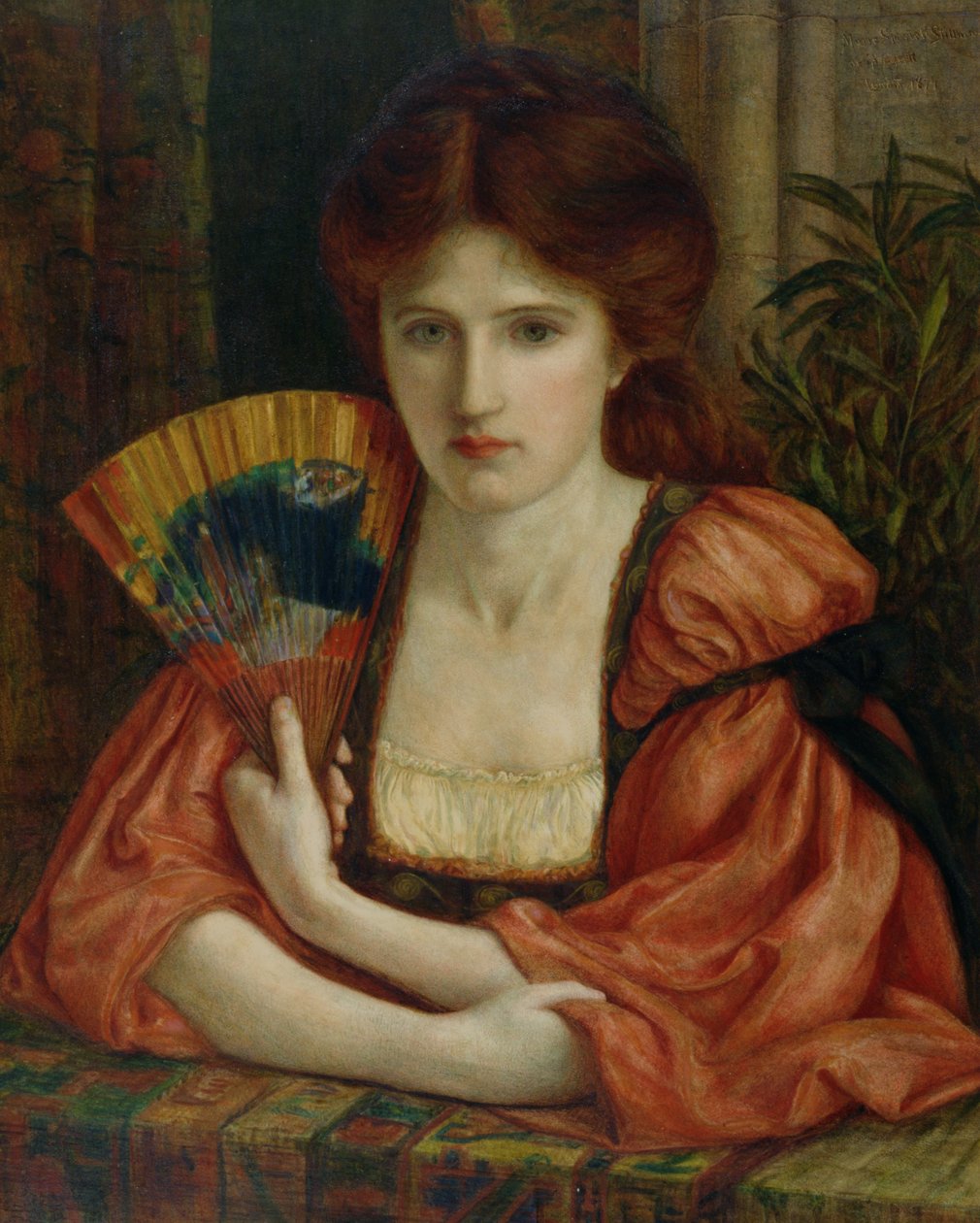 Önarckép (lásd még: 183575) alkotó: Marie Spartali Stillman