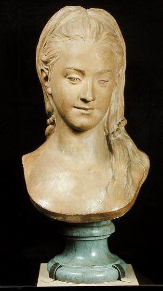 Portré feltételezhetően Mary Cathcart, 1768 (gipsz) alkotó: Marie Anne Collot