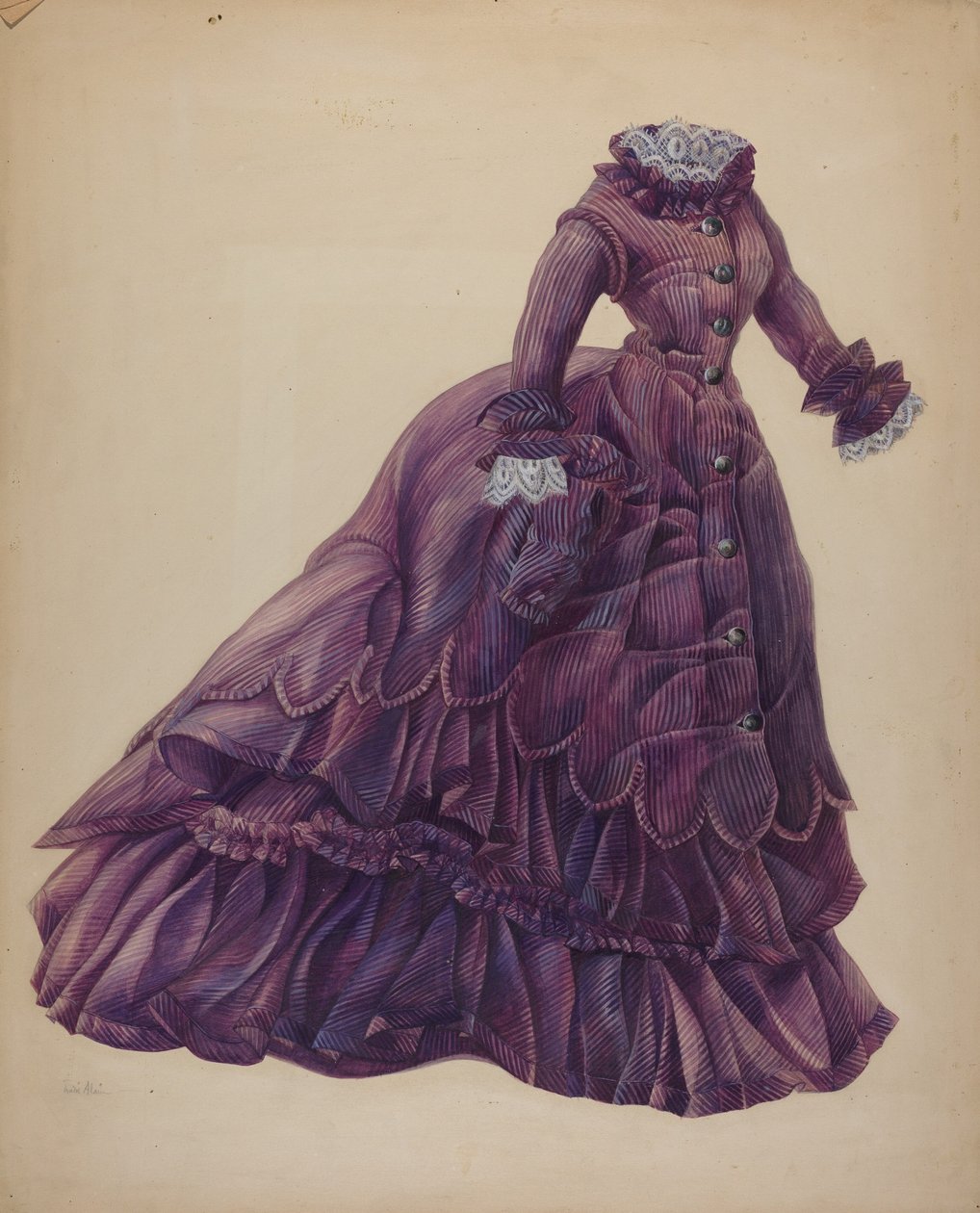 Babaruha, c. 1939. alkotó: Marie Alain