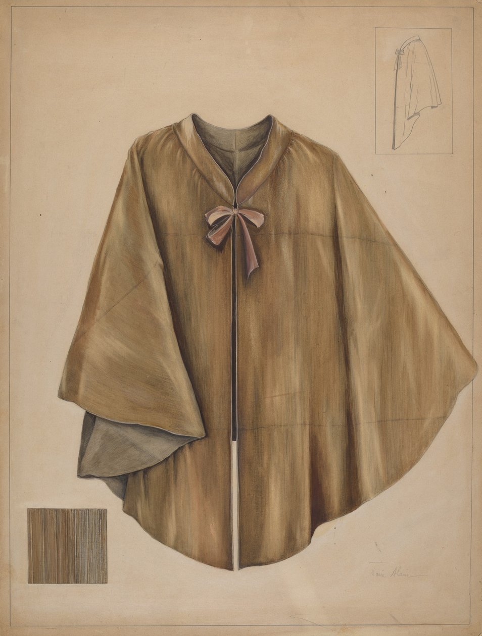 Quaker Cape, c. 1937. alkotó: Marie Alain