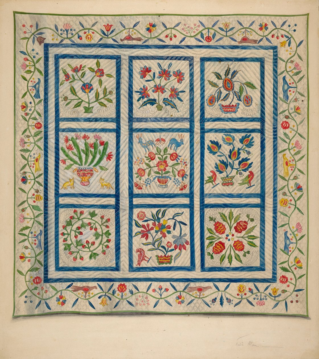 Paplan, c. 1937. alkotó: Marie Alain