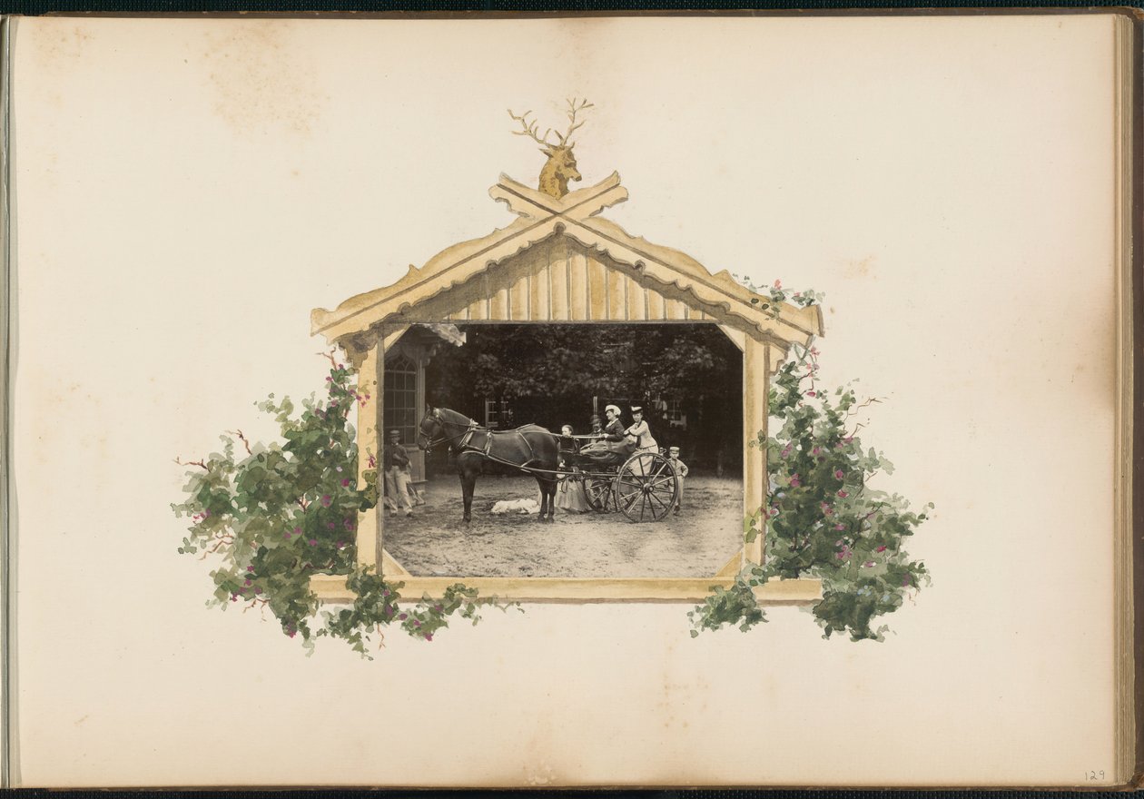 A Madame B album, 1870-es évek. alkotó: Marie Blanche Hennelle Fournier