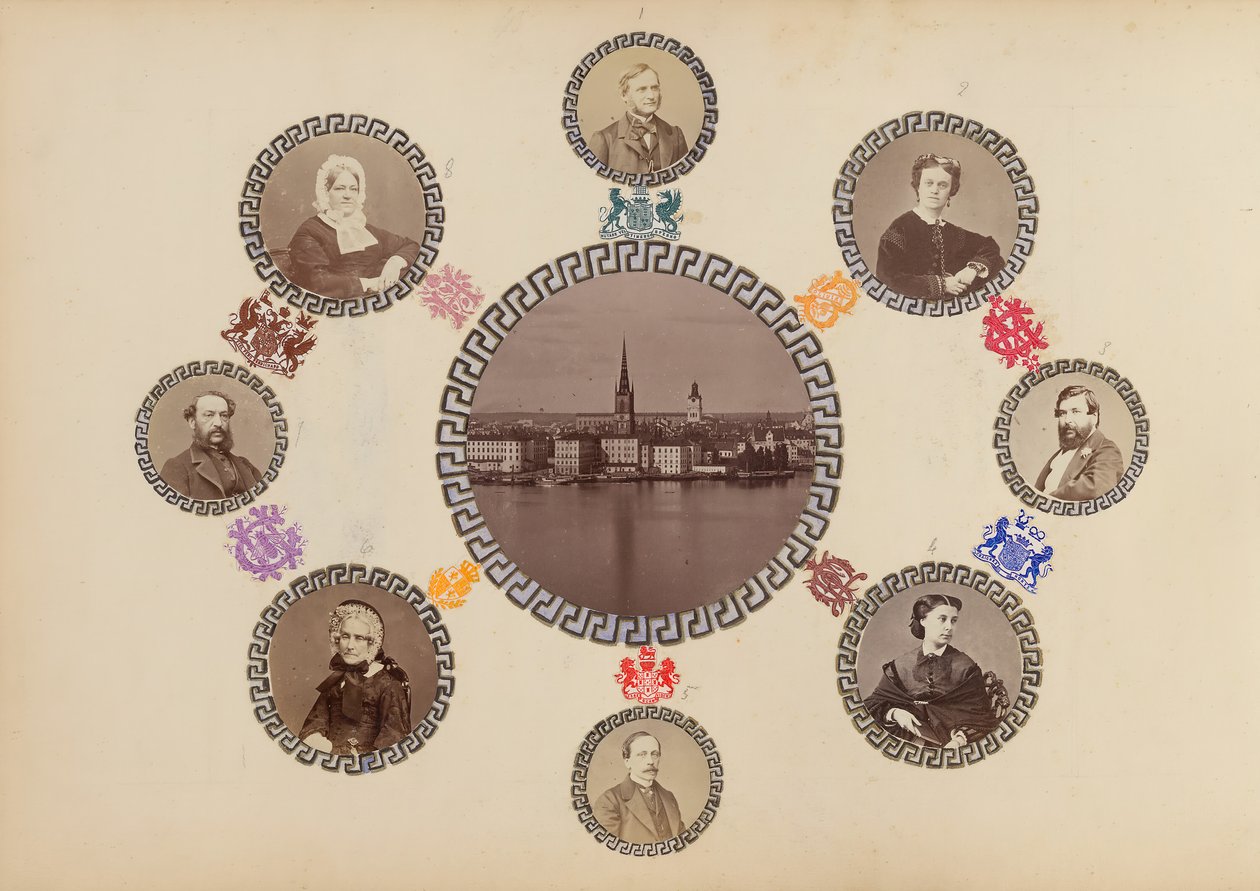 A Madame B album, 1870-es évek. alkotó: Marie Blanche Hennelle Fournier