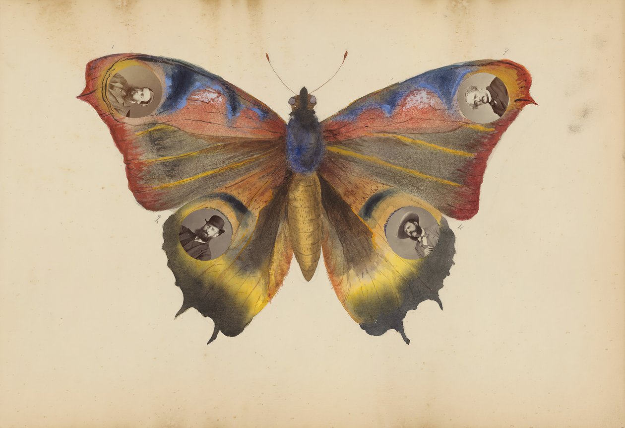 A Madame B album, 1870-es évek. alkotó: Marie Blanche Hennelle Fournier