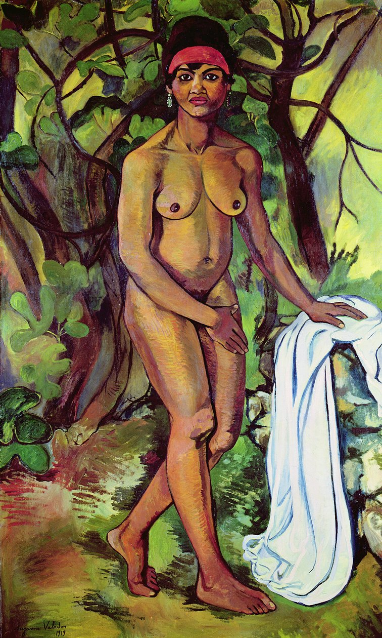 Meztelen fekete nő alkotó: Marie Clementine (Suzanne) Valadon