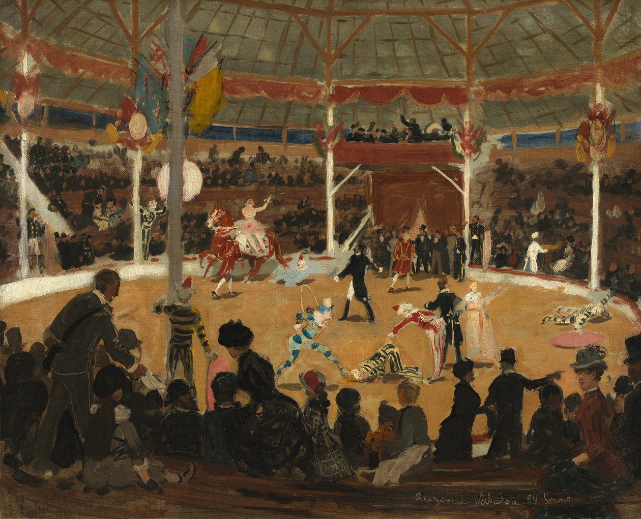 A cirkusz, 1889. alkotó: Marie Clementine (Suzanne) Valadon