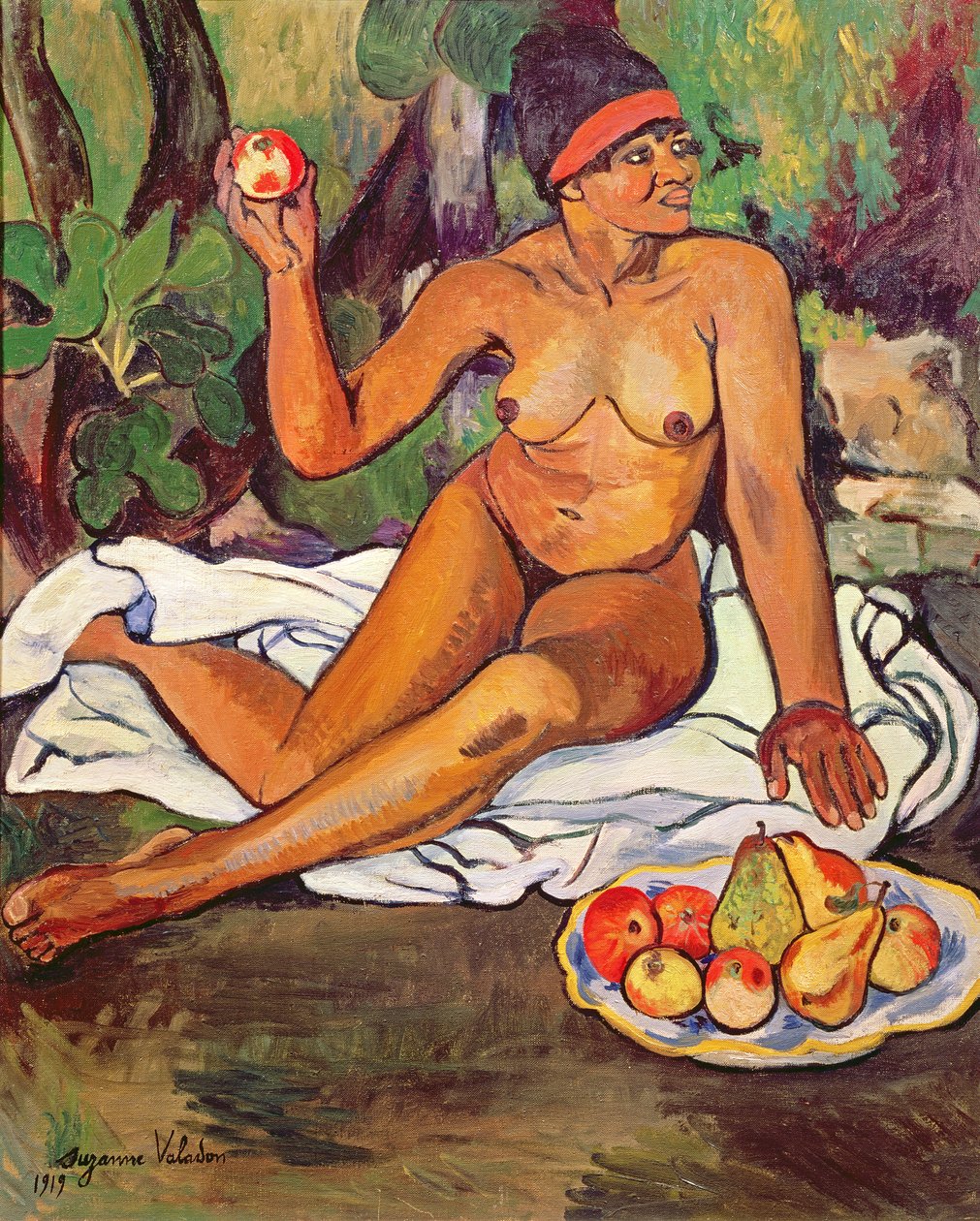 Fiatal félkasztos nő alkotó: Marie Clementine (Suzanne) Valadon