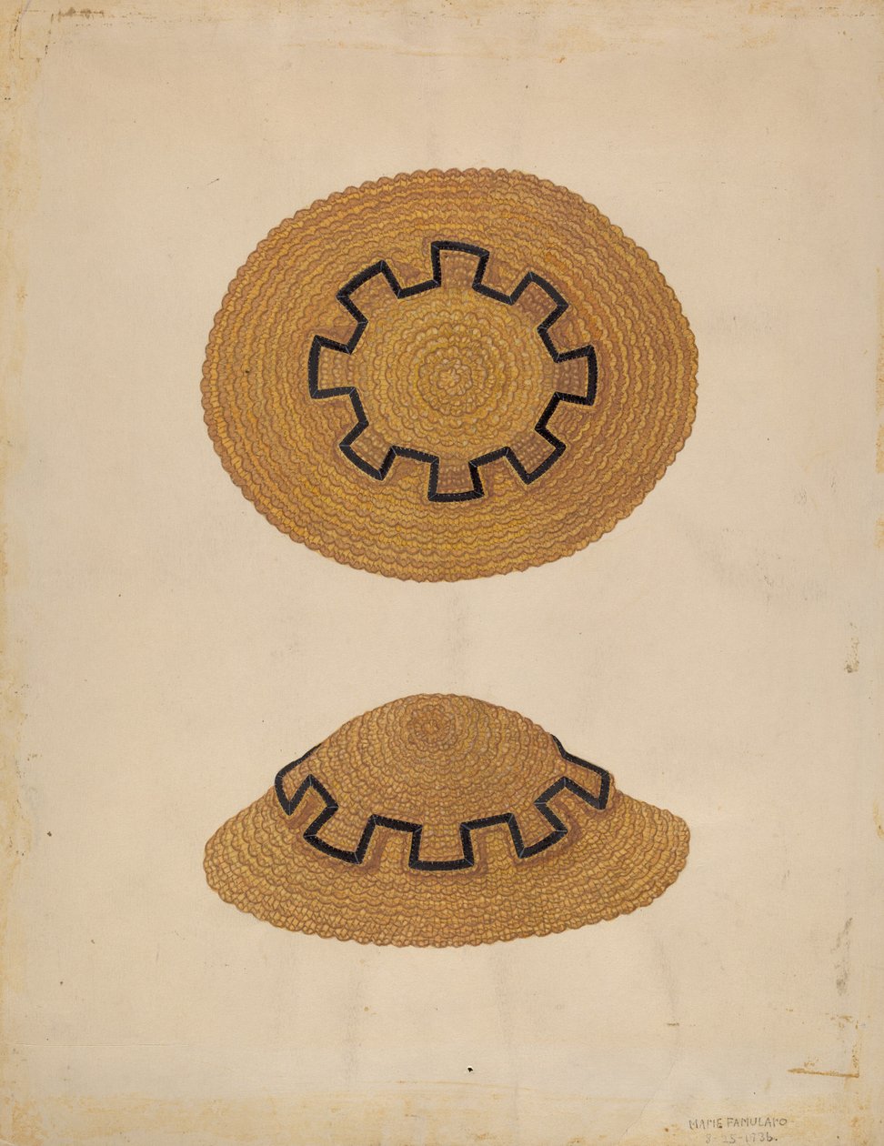 Gyermeksapka, 1936. alkotó: Marie Famularo