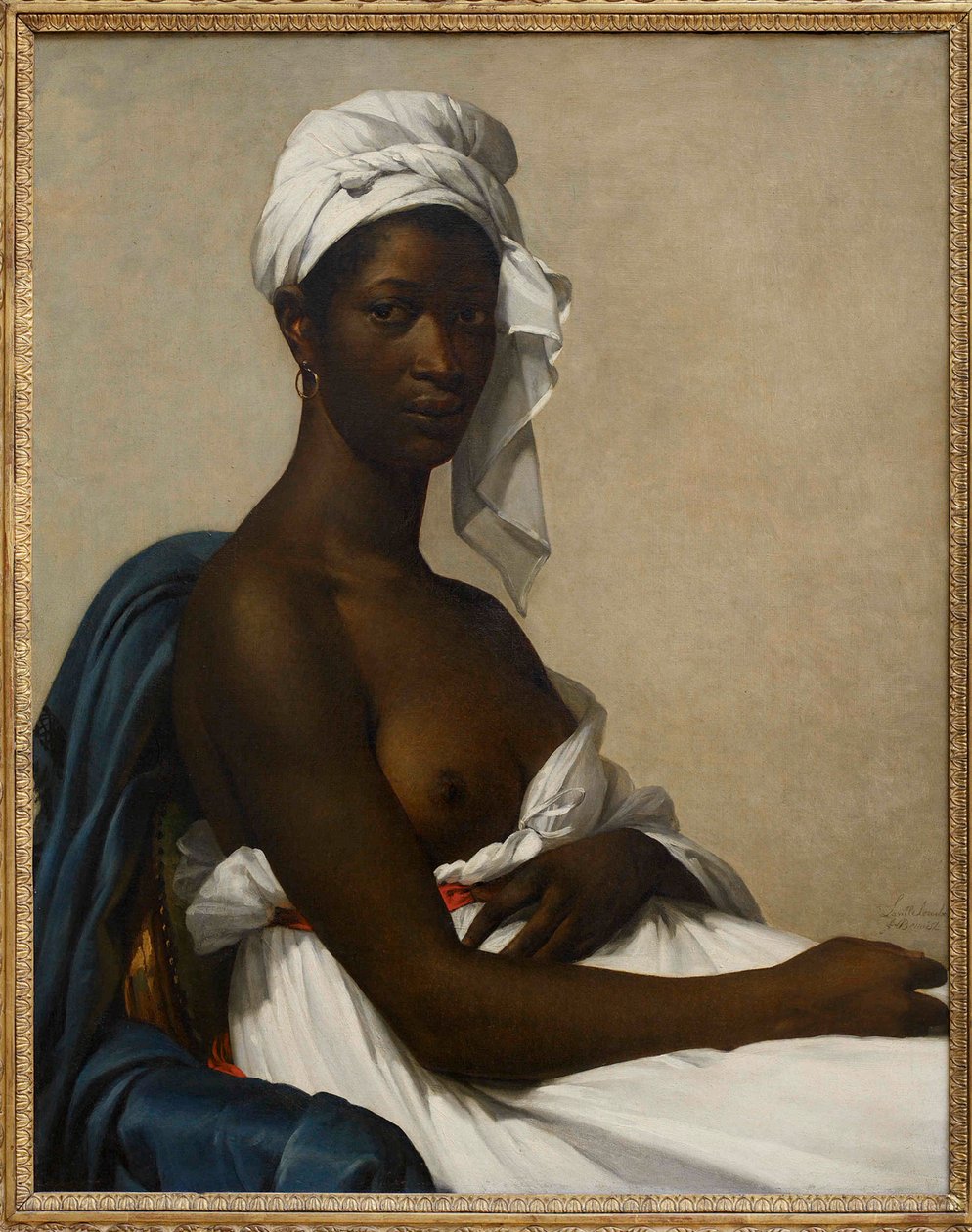 Fekete nő portréja, 1800. alkotó: Marie Guillemine Benoist