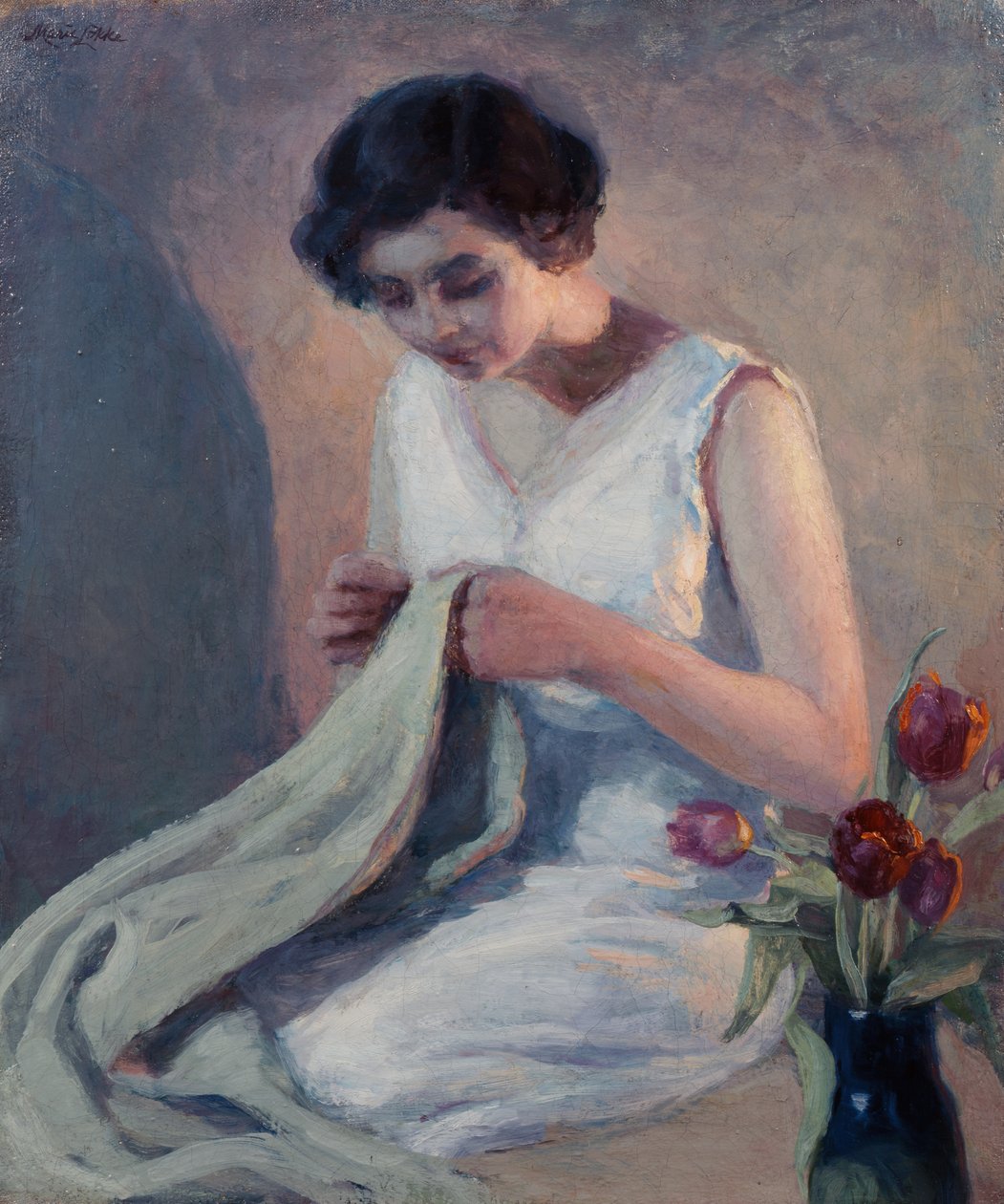 Az alkonyatban alkotó: Marie Loekke