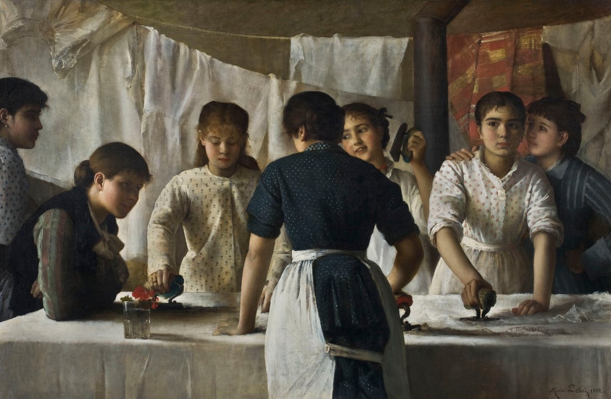 Mosók, 1882. alkotó: Marie Petiet