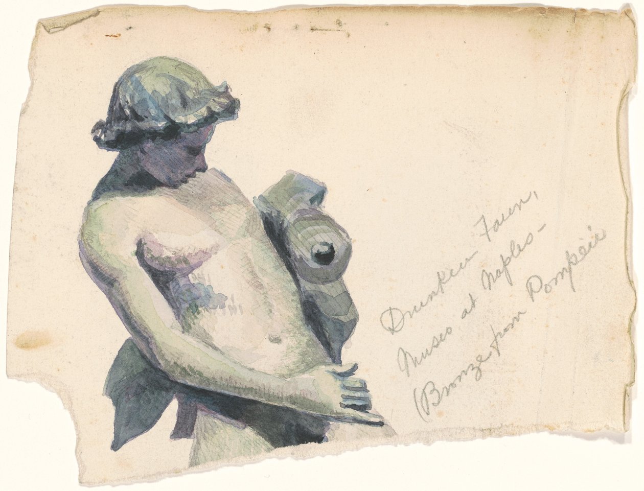 Részeg Faun, a nápolyi múzeum alkotó: Marietta Minnigerode Andrews