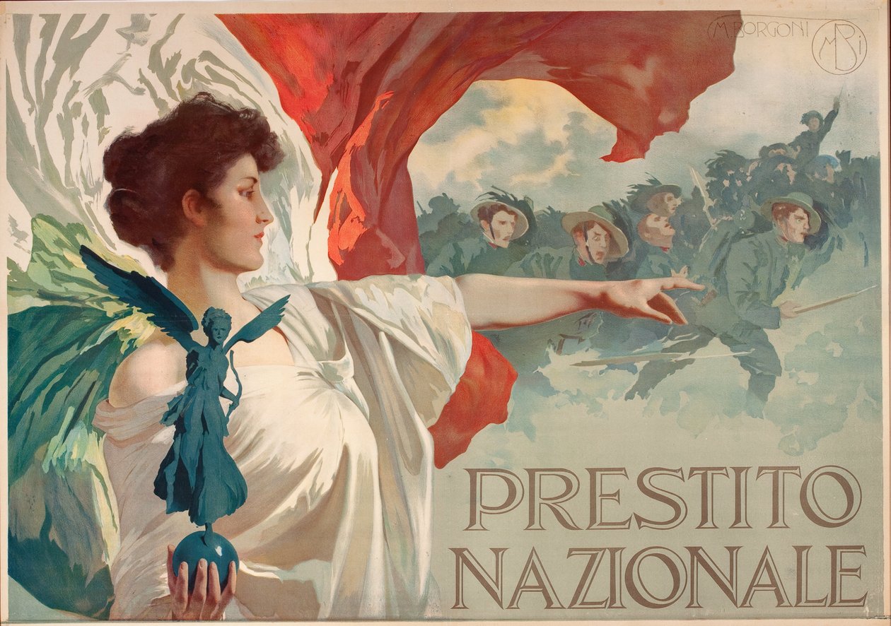 Nemzeti kölcsön, 1917. alkotó: Mario Borgoni