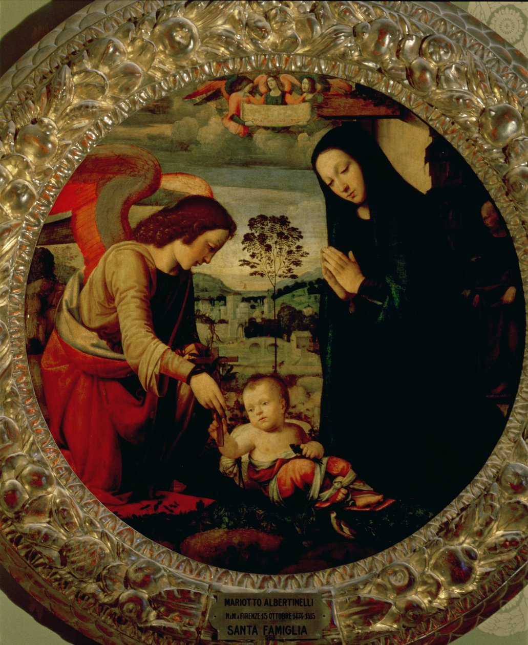 A Szent Család alkotó: Mariotto Albertinelli