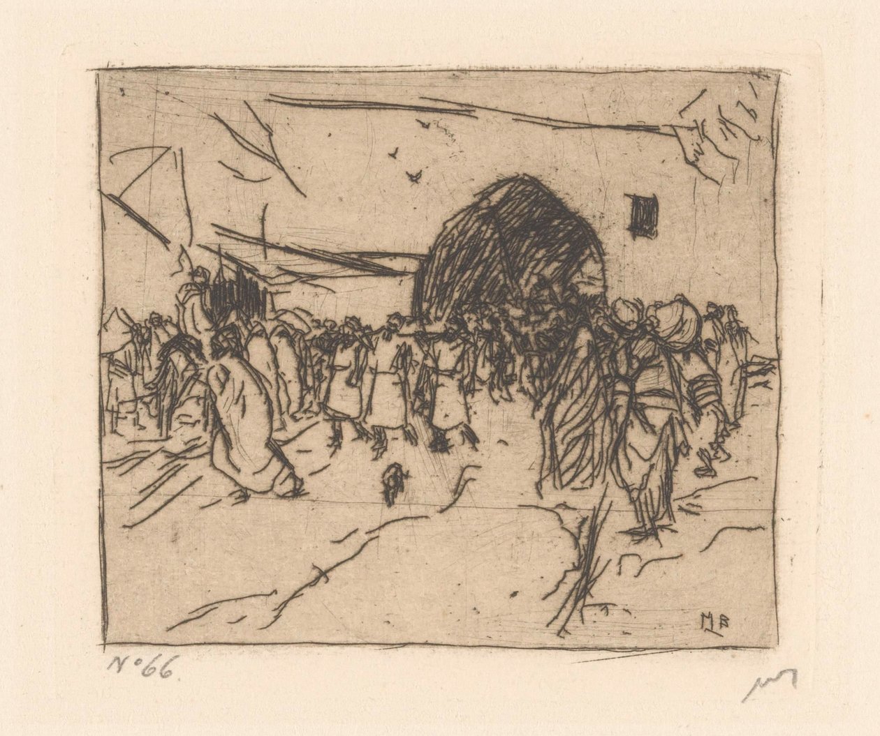 Kapu Konstantinápolyban alkotó: Marius Bauer (signed by artist)