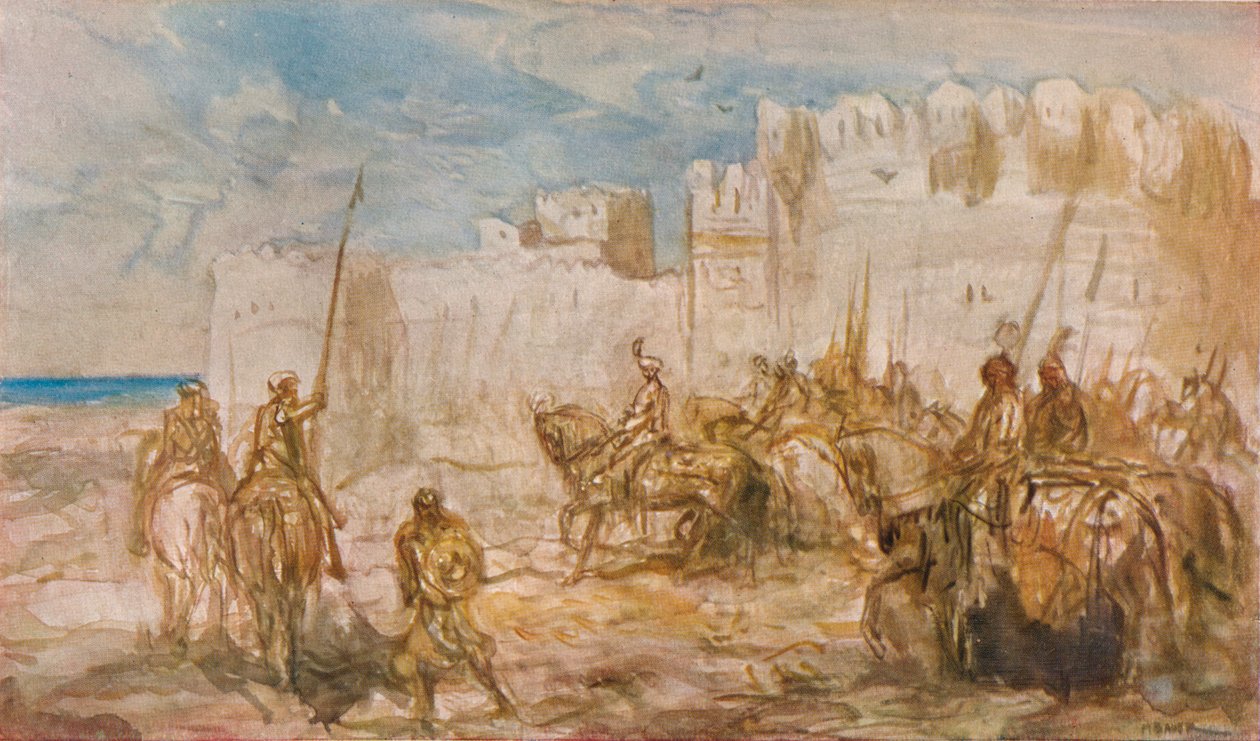 "lovasság", 1910 alkotó: Marius Bauer