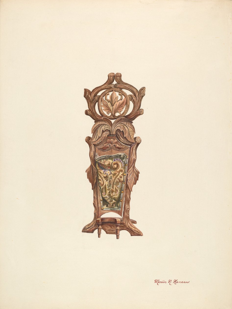 Bootjack & Slipper-Holder, c. 1940. alkotó: Marius Hansen