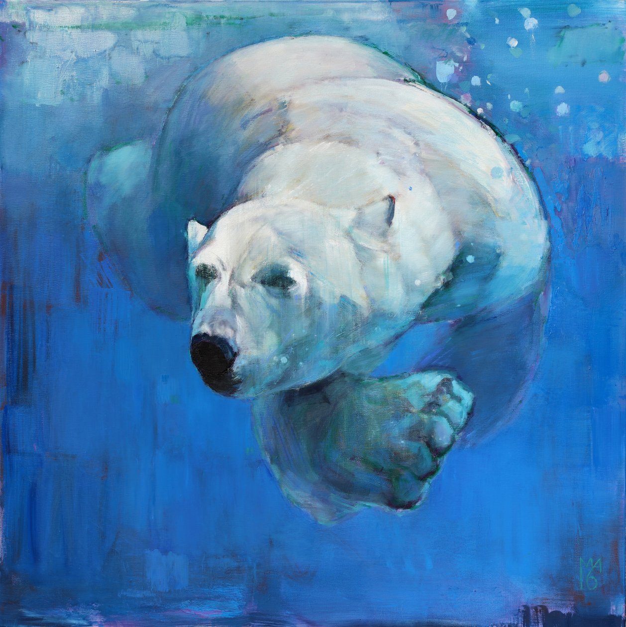 Mélykék, 2016, alkotó: Mark Adlington