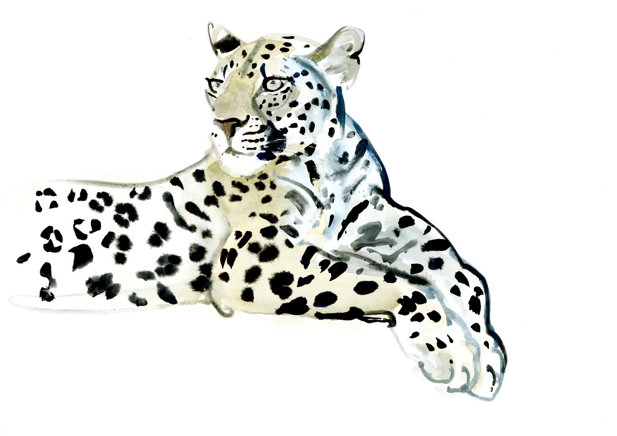 Poise, 2015, (akvarell, papír) alkotó: Mark Adlington