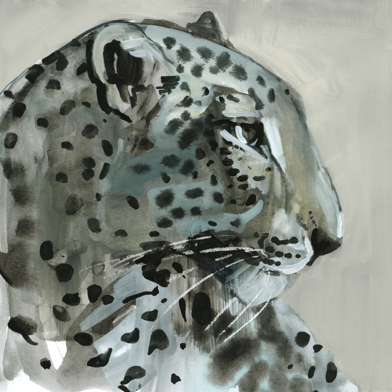 Árnyék, 2015, (akvarell, papír) alkotó: Mark Adlington